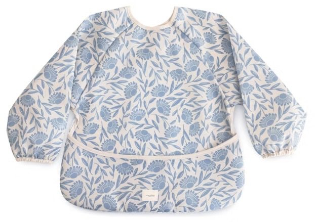 mushie long sleeve bib mushie long sleeve bib