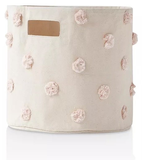 pehr pom pom cotton canvas storage bin pehr pom pom cotton canvas storage bin