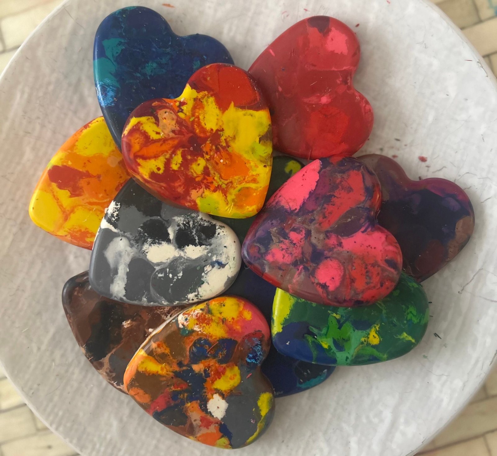 DIY Heart-Shaped Crayons: An Easy Upcycling Kids Project